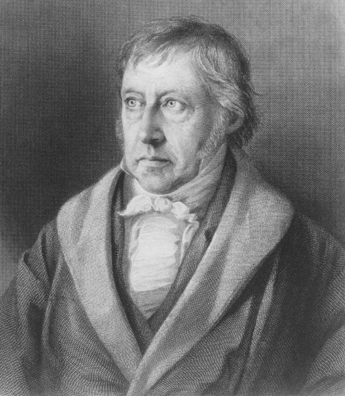Hegel, grabado en acero de Lazarus Sichling