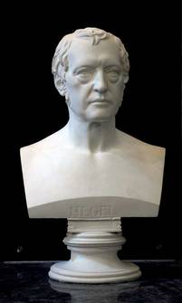 Hegel bust from the front
